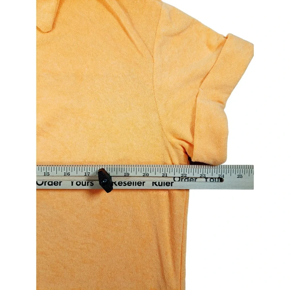 Show Me Your MuMu Women's Parker Button Down Orange Terry Size Small - Picture 6 of 9